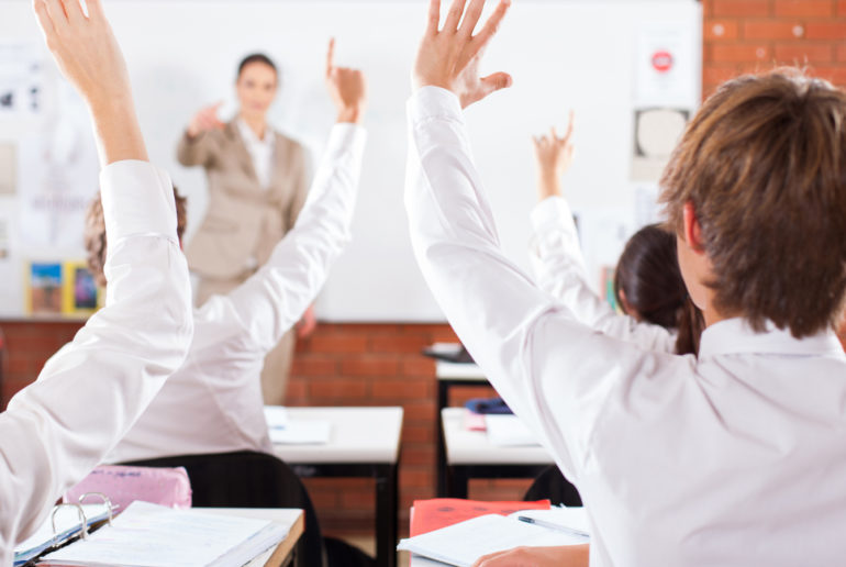 students_hands_up