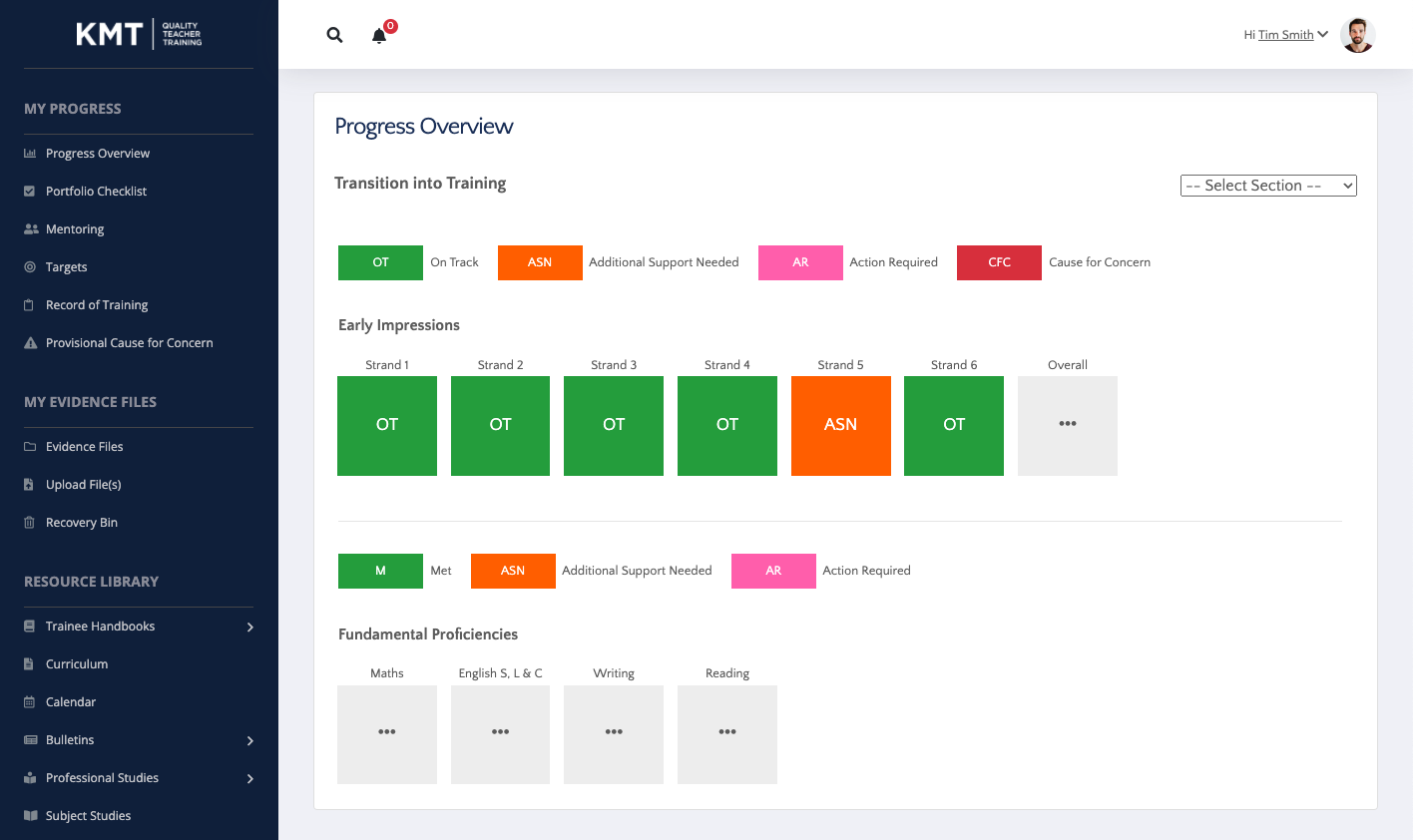 Trainee Teacher Platform